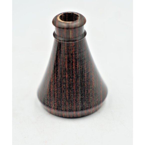 Handmade Faceted Lens Kaleidoscope Rosewood & Brass Optical Art Piece - Picture 3 of 5